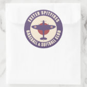 Sticker Club de baseball Exeter Spitfires 3 pouces (Sac)