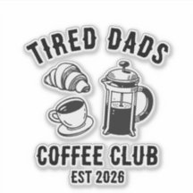 Club de Café des Papas Fatigués Personnalisé FONDÉ