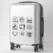 Sticker Club de chasse (Sur valise)