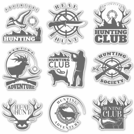 Sticker Club de chasse (Devant)