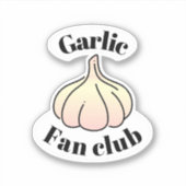 Sticker Club de fans d'ail (Devant)