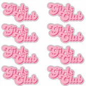 Sticker Club de filles (Devant)