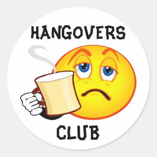 Sticker Club de Hangovers Funny (Devant)