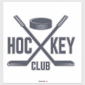 Sticker Club de hockey (Feuille)