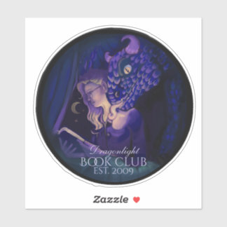 Sticker Club de lecture de la lumière du dragon 