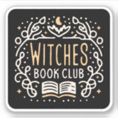 Sticker Club de lecture de sorcières (Devant)
