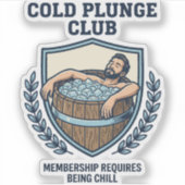 Sticker Club de Plongée Froid (Devant)
