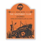 Sticker Club de plongée nautique (Devant)