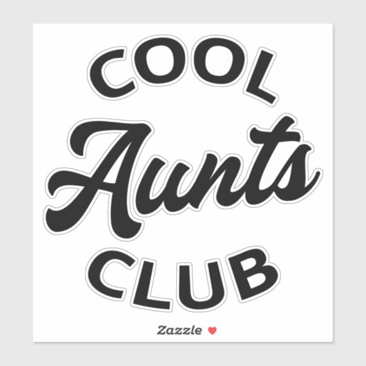 Sticker Club des Aunts cool I (Feuille)