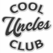 Sticker Club des oncles cool I (Devant)