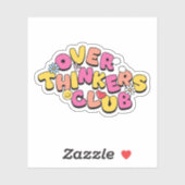 Sticker club des suranalyseurs (Feuille)