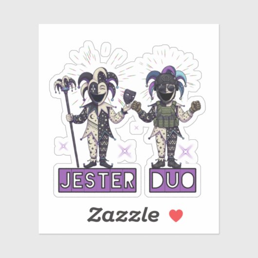 Sticker Club Duo de Void Jester (Feuille)