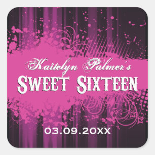Sticker Club Flyer Look Sweet 16