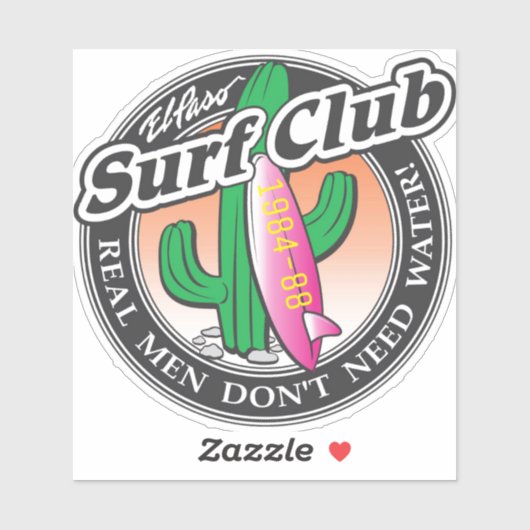 Sticker Club Surf El Paso (Feuille)