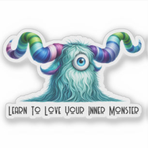 Sticker Clyde - Monstre Curieux Borgne