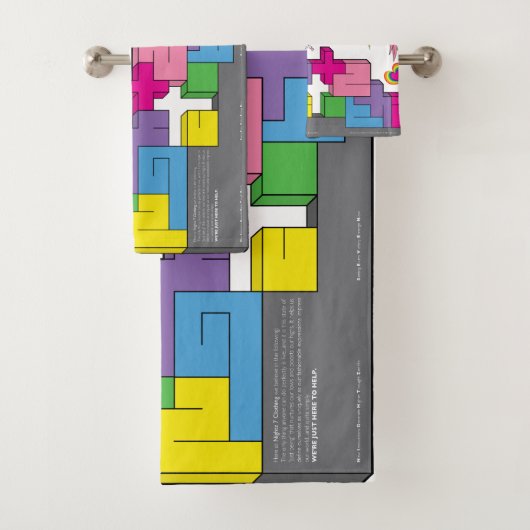 Sticker [CMYK/RNBW] handdoek (Insitu)