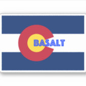 Sticker CO basaltique (Devant)