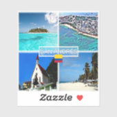 Sticker CO San Andres - Johnny Cay - San Louis - (Feuille)