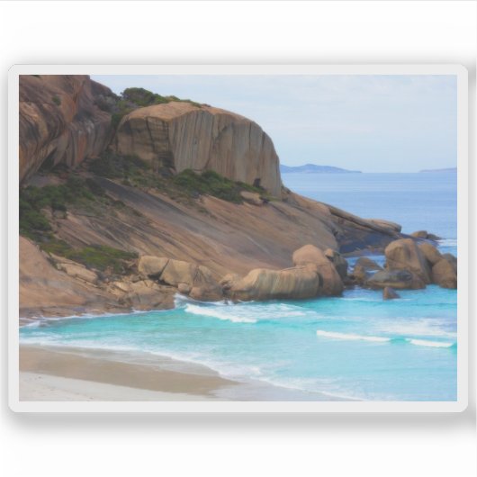 Sticker Coastal Landscape (Devant)