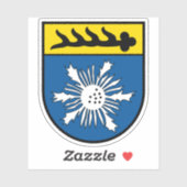 Sticker Coat of arms of Albstadt, Germany (Feuille)