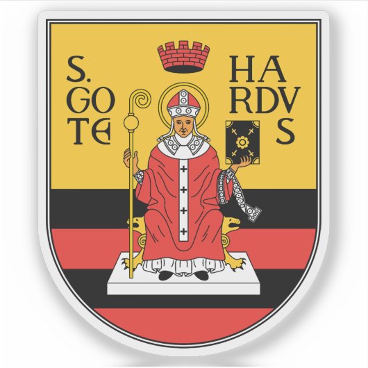 Sticker Coat of arms of Gotha, Germany (Devant)
