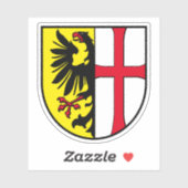 Sticker Coat of arms of Memmingen, Germany (Feuille)