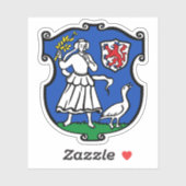 Sticker Coat of arms of Monheim am Rhein, Germany (Feuille)