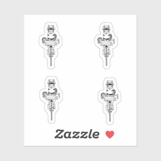 Sticker Cobra Snake à vélo (Feuille)