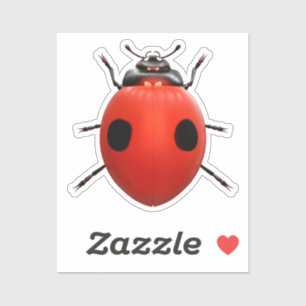 Sticker Coccinelle Chanceuse