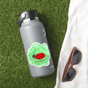 Sticker Coccinelle en yiddish