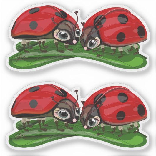 Sticker Coccinelles (Devant)