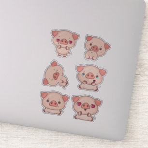 Sticker Cochon Charmant pour les Enfants et les Amateurs d
