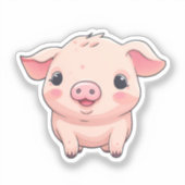 Sticker Cochon de dessin (Recto)