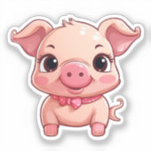 Sticker Cochon de dessin (Recto)