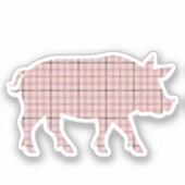 Sticker Cochon rose (Recto)