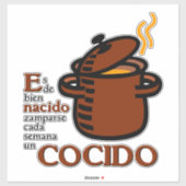 Sticker Cocido (Feuille)