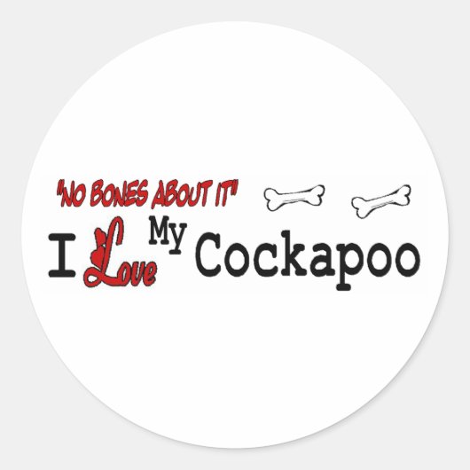 Sticker Cockapoo (I Love) (Devant)