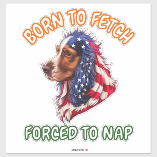 Sticker Cocker Spaniel (Feuille)