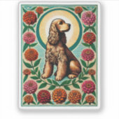 Sticker Cocker Spaniel (Devant)