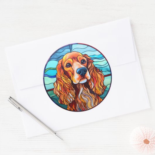 Sticker Cocker Spaniel Chien Pack (Enveloppe)