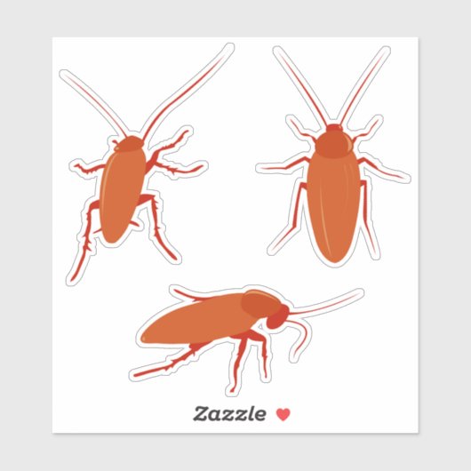 Sticker Cockroach (Feuille)