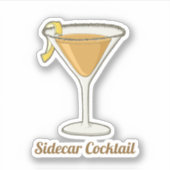 Sticker Cocktail Sidecar (Devant)
