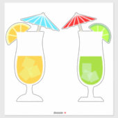 Sticker Cocktails (Feuille)