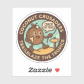 Sticker Coconut Crusaders Trailblaze The Tropics (Feuille)