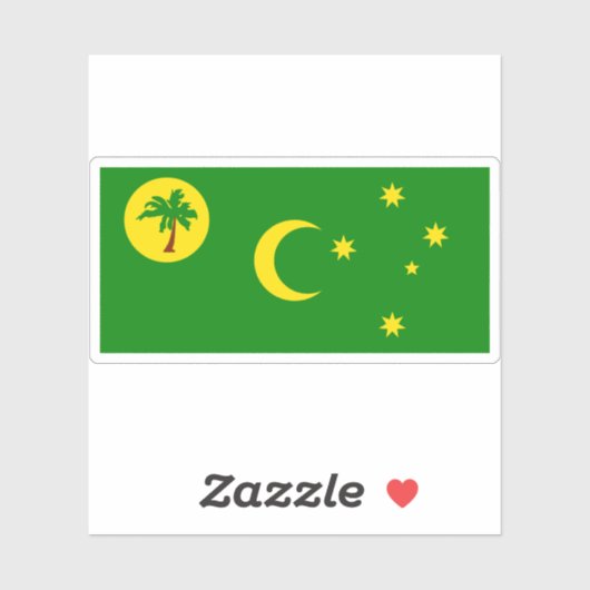 Sticker Cocos (Keeling) Islands Territory, Australian Com. (Feuille)