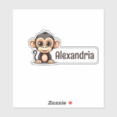 Sticker Code de la puce pour bébé (Feuille)