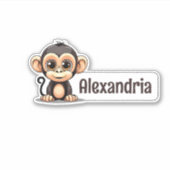 Sticker Code de la puce pour bébé (Devant)