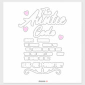 Sticker Code de la tante (Feuille)