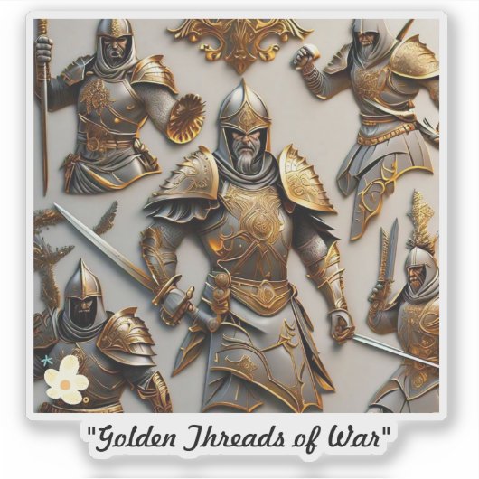 Sticker "Code du guerrier" (Devant)