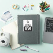 Sticker Code et logo QR de votre entreprise (Couverture iPad)